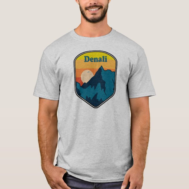 Denali Alaska Sunrise T-Shirt (Front)