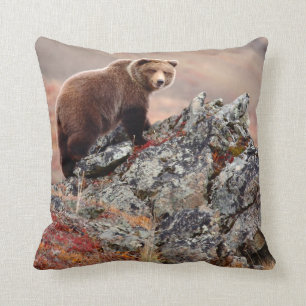 Denali Brown Bear Cushion