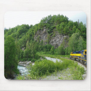 Denali Express Alaska Train Vacation Photography Mouse Pad