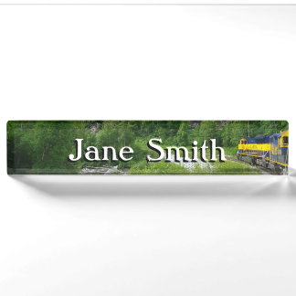 Denali Express Alaska Train Vacation Photography Nameplate