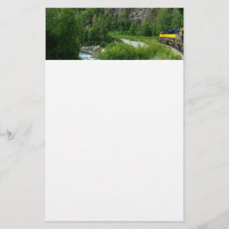 Denali Express Alaska Train Vacation Photography Stationery