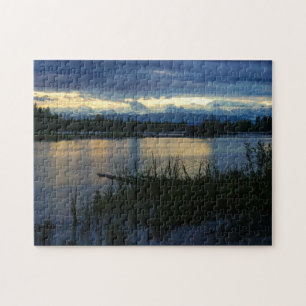 Denali Midnight Sunset Jigsaw Puzzle