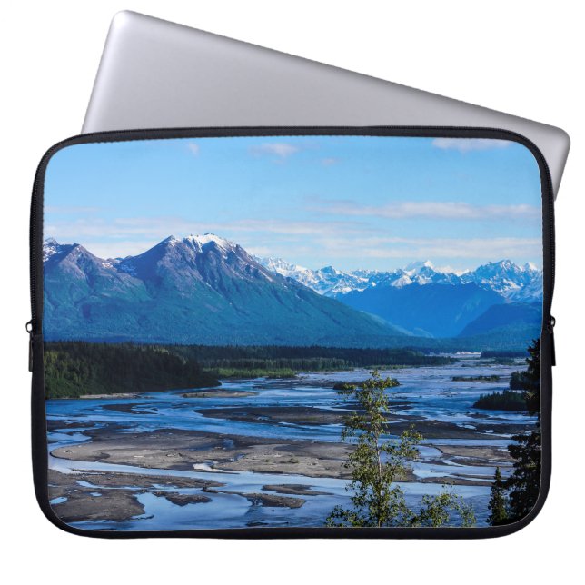 Denali Mountain Range Laptop Sleeve (Front)