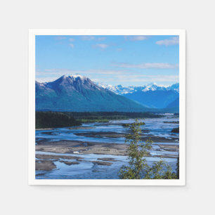 Denali Mountain Range Napkin