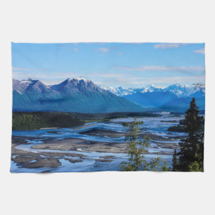 Denali Mountain Range Tea Towel
