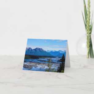 Denali Mountain Range Thank You Card