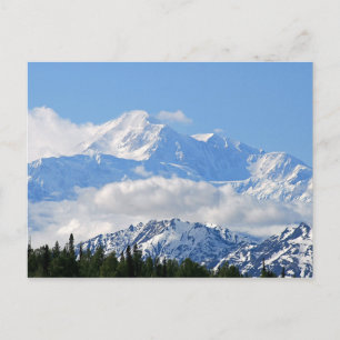 Denali / Mt McKinley Alaska Postcard