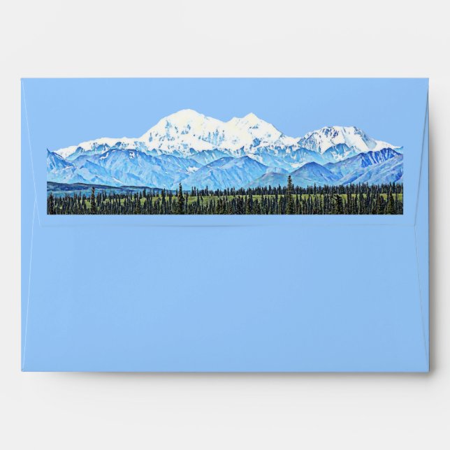 Denali (Mt. McKinley) Envelope (Back (Top Flap))