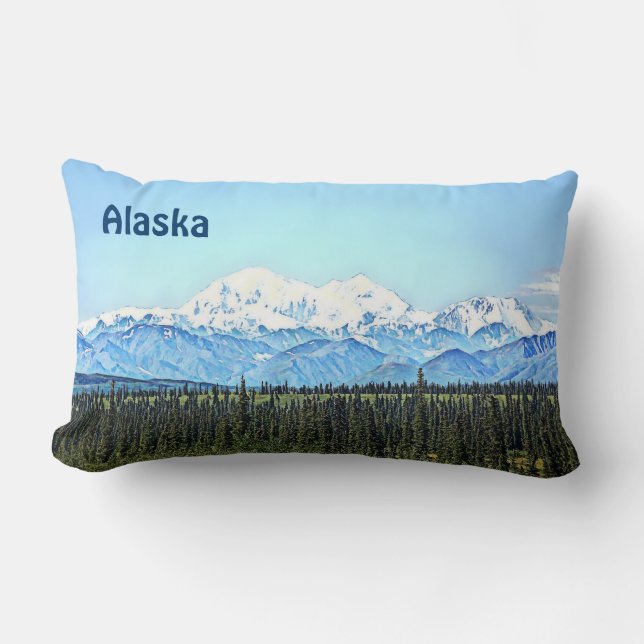 Denali (Mt. McKinley) Lumbar Cushion (Front)