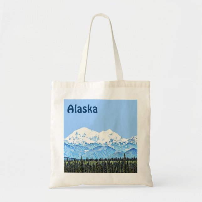 Denali (Mt. McKinley) Tote Bag (Front)