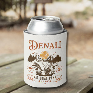 Denali National Park Alaska Can Cooler