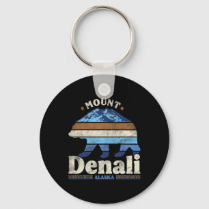 Denali National Park Alaska Hiking Camping Travel Key Ring