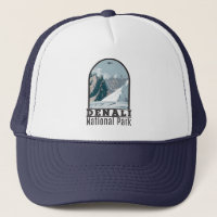 Denali National Park Alaska Mount Hunter Vintage 