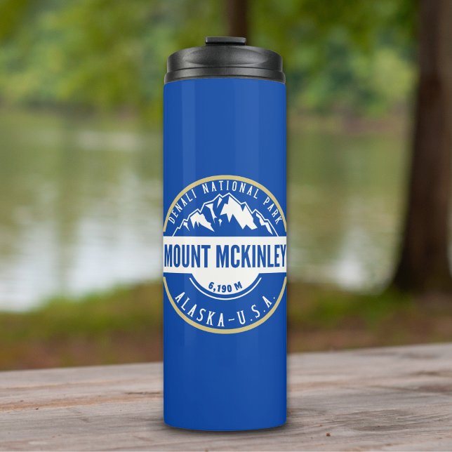 Denali National park Alaska Mount Mckinley Thermal Tumbler (Creator Uploaded)