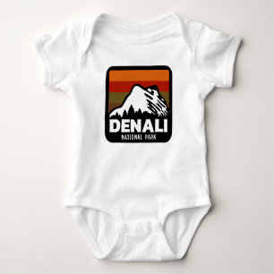 Denali National Park Alaska Retro Vintage Gift Baby Bodysuit