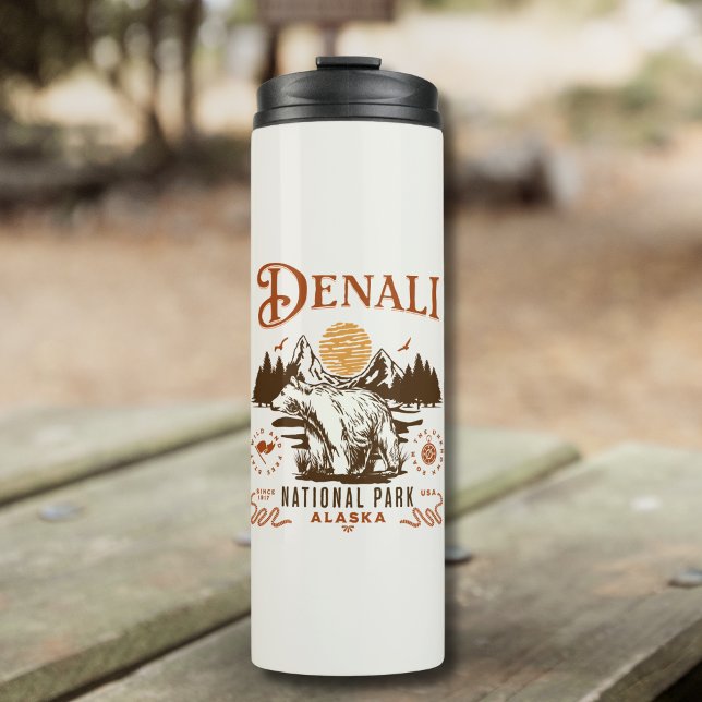 Denali National Park Alaska Thermal Tumbler (Creator Uploaded)