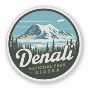 Denali National Park Alaska Vintage Travel