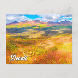Denali National Park and Preserve, Alaska Postcard