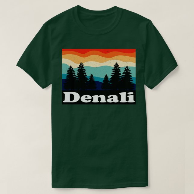 Denali National Park and Preserve Alaska T-Shirt (Design Front)