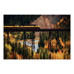 Denali National Park and Preserve USA Alaska Poster