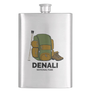 Denali National Park Backpack Hip Flask
