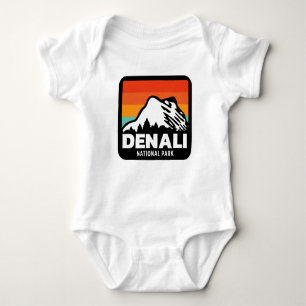 Denali National Park Cool Retro Vintage Gift Baby Bodysuit