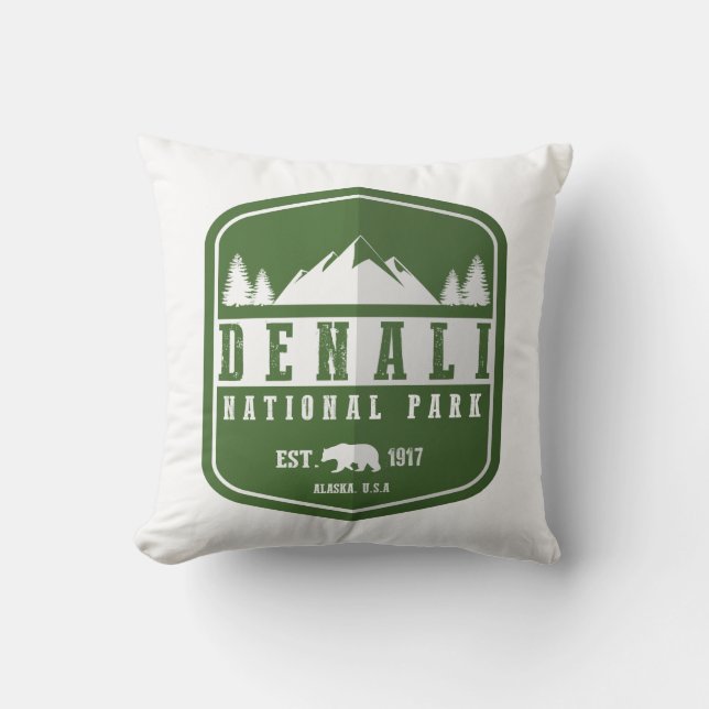 Denali National Park Cushion (Front)