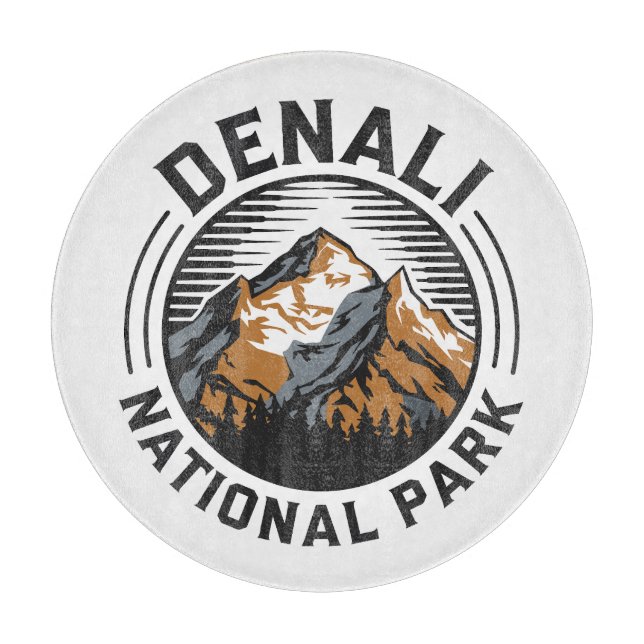 Denali National Park Cutting Board (Front)