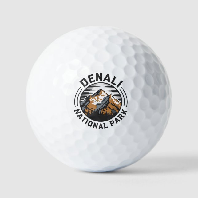 Denali National Park Golf Balls (Front)