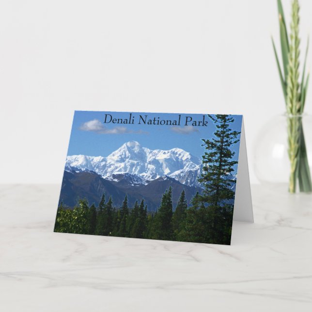 Denali National Park Greeting Card (Front)