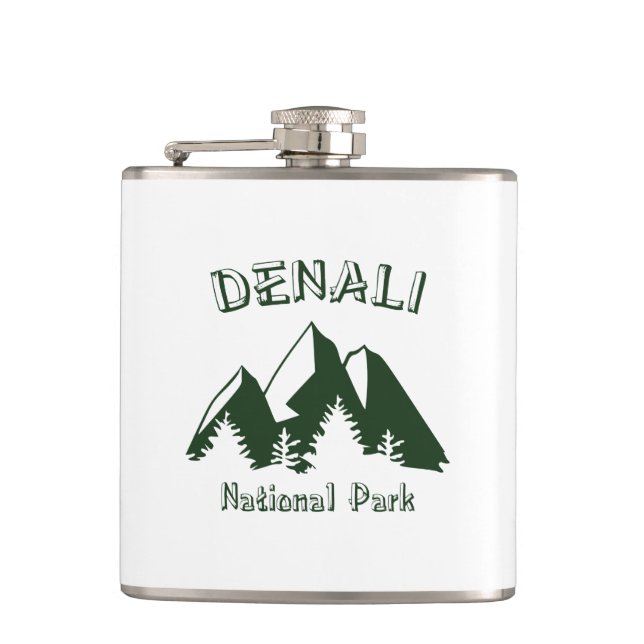 Denali National Park Hip Flask (Front)