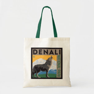 Denali National Park   Howling Wolf Tote Bag