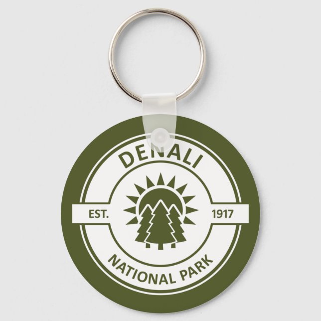 Denali National Park Key Ring (Front)
