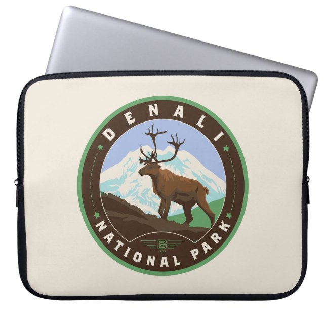 Denali National Park Laptop Sleeve (Front)
