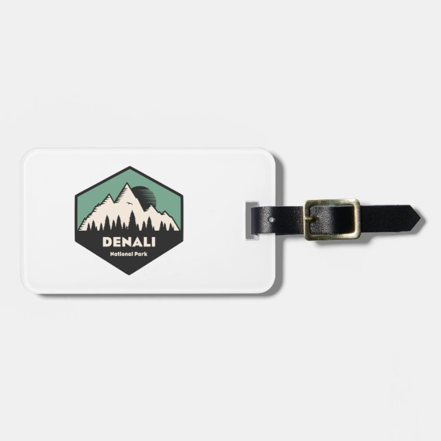 Denali National Park Luggage Tag (Front Horizontal)