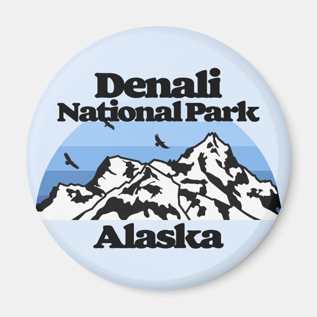 Denali National Park Magnet (Front)