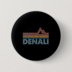 Denali National Park Mountaineer Climbing  6 Cm Round Badge