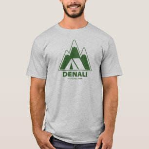 Denali National Park Mountains Camping T-Shirt