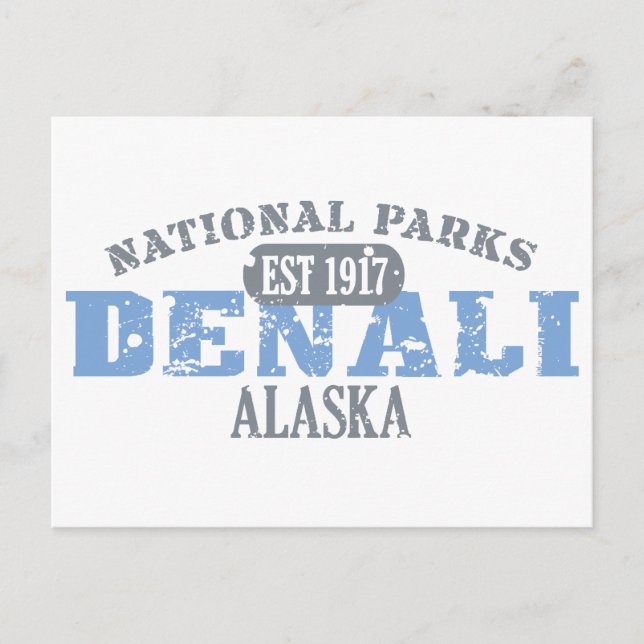 Denali National Park Postcard (Front)