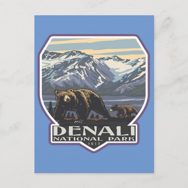 Denali National Park Postcard (Front)