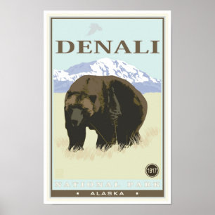 Denali National Park Poster