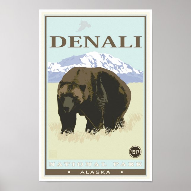 Denali National Park Poster (Front)