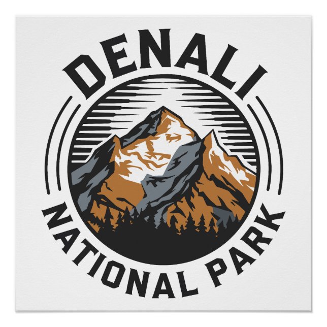 Denali National Park Poster (Front)