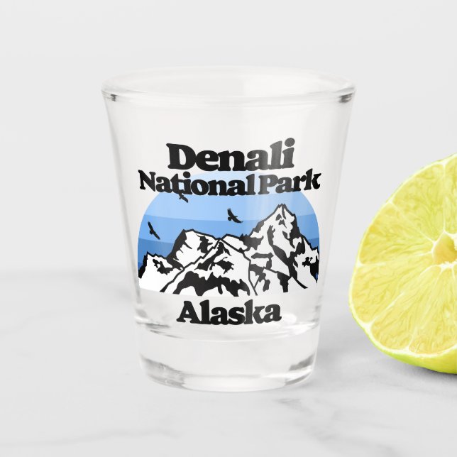 Denali National Park Shot Glass (Front)