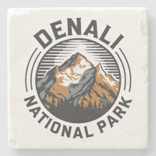 Denali National Park Stone Coaster