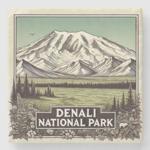 Denali National Park Stone Coaster
