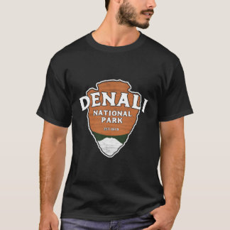 Denali National Park Style Arrowhead Sign T-Shirt
