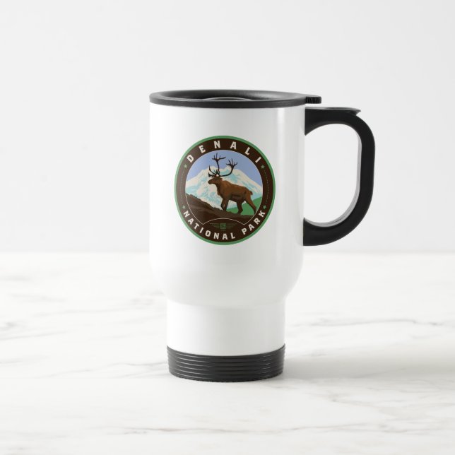 Denali National Park Travel Mug (Right)