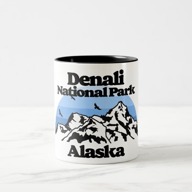 Denali National Park Two-Tone Coffee Mug (Center)