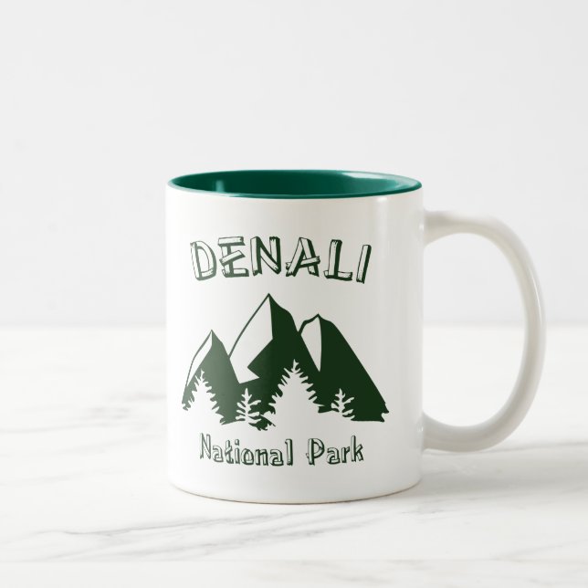 Denali National Park Two-Tone Coffee Mug (Right)